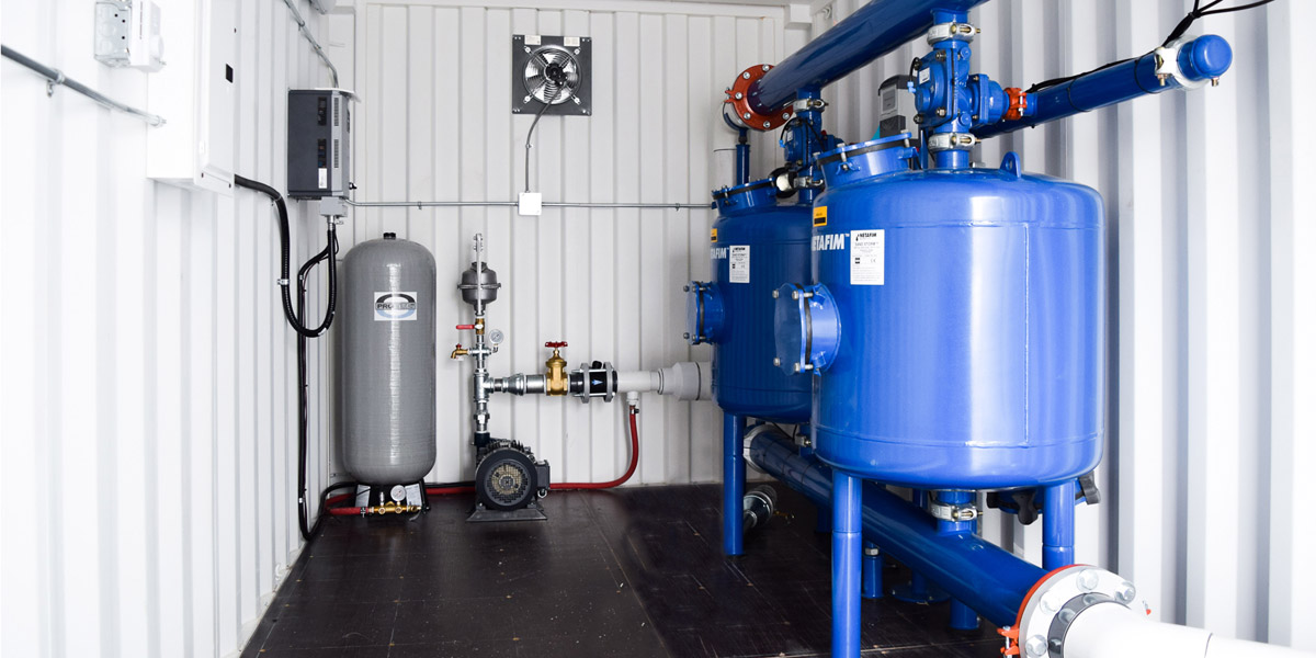 pump container for irrigation